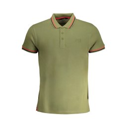 Tricou polo bărbătesc Cavalli Class verde