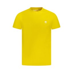 Tricou Timberland galben cu mânecă scurtă