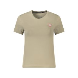 Tricou bej pentru femei GUESS JEANS