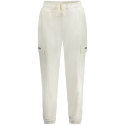 Pantaloni albi pentru femei GUESS JEANS
