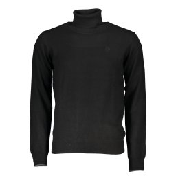 Pulover negru cu guler înalt pentru bărbați, North Sails