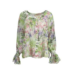 Bluză florală cu mâneci lungi