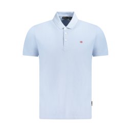 Tricou polo albastru Napapijri pentru bărbați
