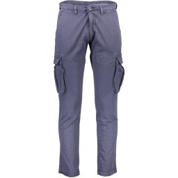 Pantaloni bărbătești albaștri cu buzunar