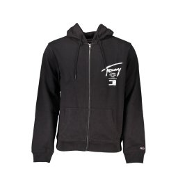 Hanorac negru cu fermoar pentru bărbați Tommy Hilfiger
