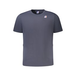 Tricou bărbătesc cu mânecă scurtă K-WAY albastru