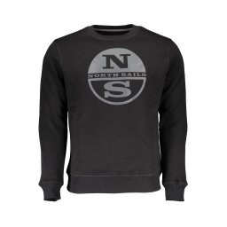 Hanorac negru cu fermoar North Sails