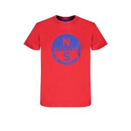 Tricou pentru copii NORTH SAILS roșu