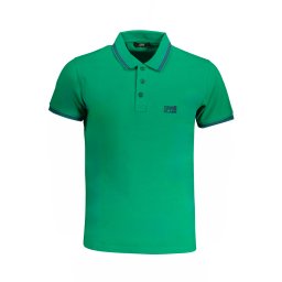 Tricouri polo verzi pentru bărbați Cavalli Class