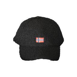 Șapcă bărbătească neagră cu steagul norvegian