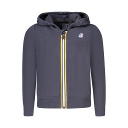 Hanorac cu fermoar pentru copii K-WAY, albastru