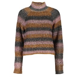 Pulover cu guler înalt în dungi pentru femei Desigual