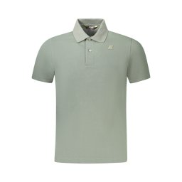 Tricou polo verde pentru bărbați K-WAY
