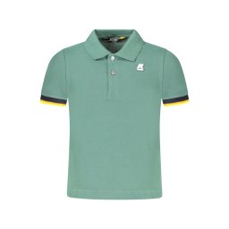 Tricou polo verde cu mânecă scurtă pentru copii