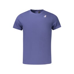 Tricou bărbătesc cu mânecă scurtă K-WAY albastru