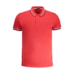 Tricou polo roșu pentru bărbați CAVALLI CLASS