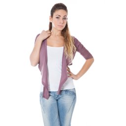 Pulover bolero roz pentru femei