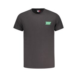 Tricou negru cu mânecă scurtă de la Tommy Hilfiger