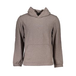 Hanorac maro Calvin Klein pentru bărbați, fără fermoar