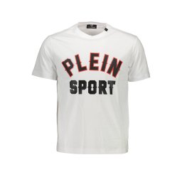 Tricou bărbătesc alb Plein Sport