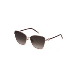 Ochelari de soare argintii pentru femei FURLA