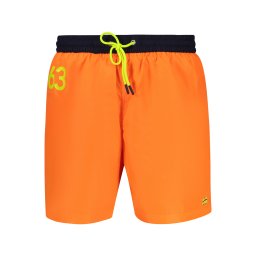 Pantaloni scurți de baie portocalii pentru bărbați
