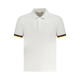 Tricou polo alb pentru bărbați K-WAY