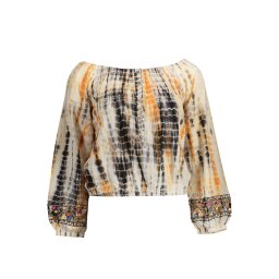 Bluză cu mânecă lungă cu imprimeu pentru femei