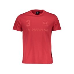 Tricou roșu bărbătesc La Martina