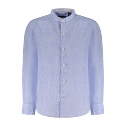 Cămașă albastră cu mânecă lungă pentru copii