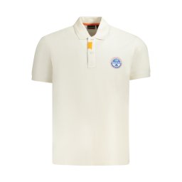 Tricou polo alb pentru bărbați Napapijri