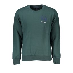 Hanorac verde bărbătesc fără fermoar