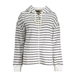 Hanorac alb cu fermoar pentru femei North Sails