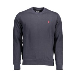 Hanorac albastru US Polo fără fermoar
