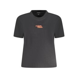 Tricou Calvin Klein negru cu mânecă scurtă