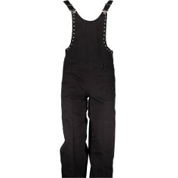 Pantaloni negri cu bretele pentru femei Guess