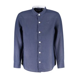 Cămașă albastră cu mânecă lungă pentru copii