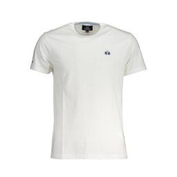 Tricou bărbătesc LA MARTINA cu mânecă scurtă, alb