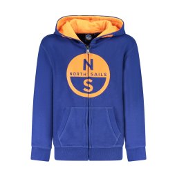 Hanorac cu fermoar pentru copii NORTH SAILS albastru