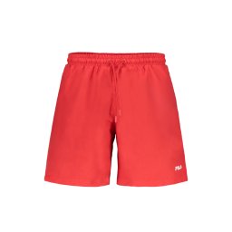 Pantaloni scurți de baie roșii pentru bărbați FILA