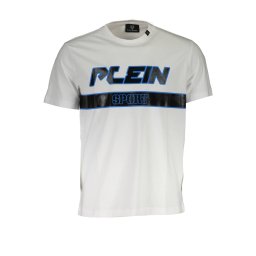 Tricou bărbătesc alb Plein Sport