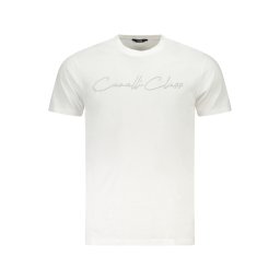 Tricou alb pentru bărbați Cavalli Class