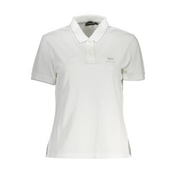 Tricou polo alb pentru femei Napapijri