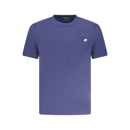 Tricou bărbătesc K-WAY cu mânecă scurtă, albastru