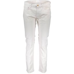 Pantaloni albi de damă GANT