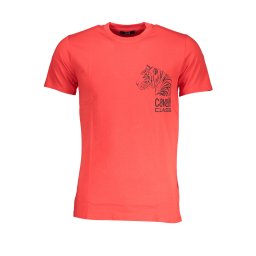 Tricou roșu cu mânecă scurtă pentru bărbați Cavalli Class