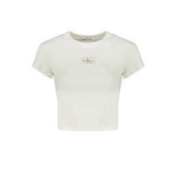 Top scurt alb de damă Calvin Klein