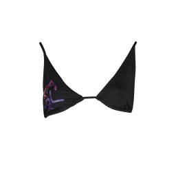 Top de bikini negru KARL LAGERFELD