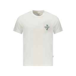 Tricou GUESS JEANS alb cu mânecă scurtă