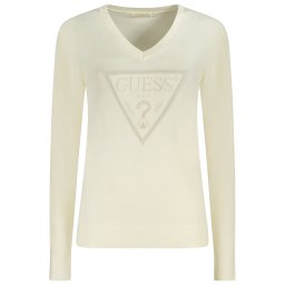 Pulover GUESS JEANS alb